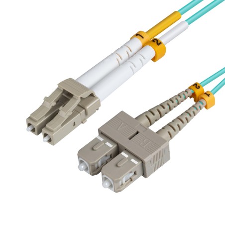 MicroConnect LCUPC-SCUPC 30m OM3 Fiber Cable | High-Performance & Reliable Connectivity (FIB422030)